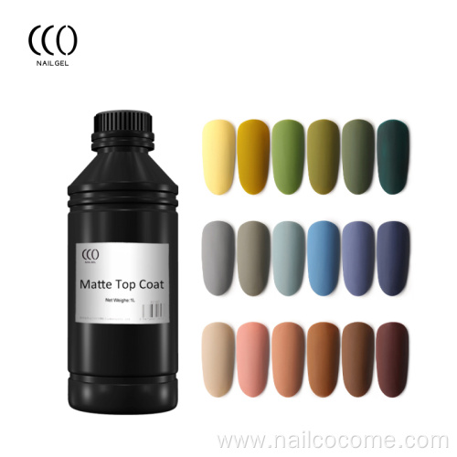 OEM long lasting uv top coat gel nail polish for nail salon